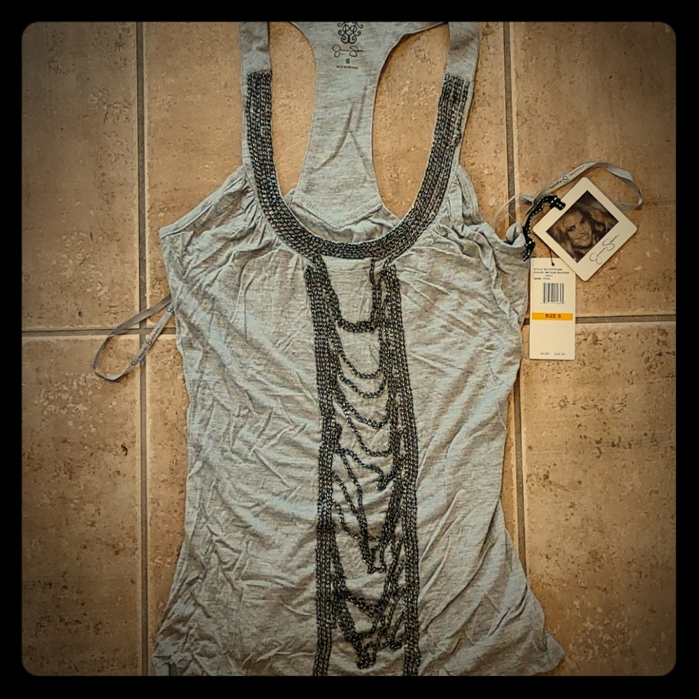 Jessica Simpson racer back tank top, S